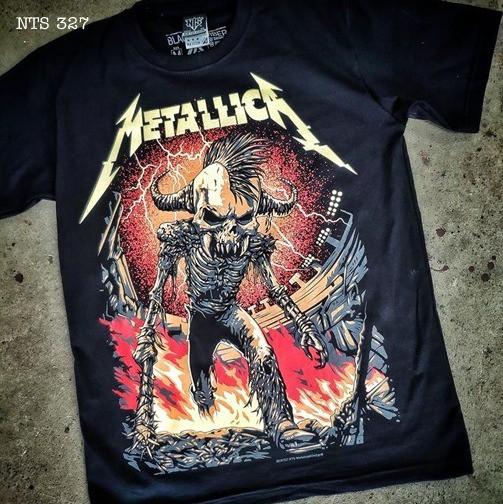 Áo Rock band tee phông / thun Metallica NTS 327