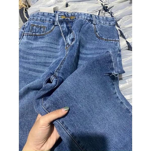 Quần jeans baggy cạp chun
