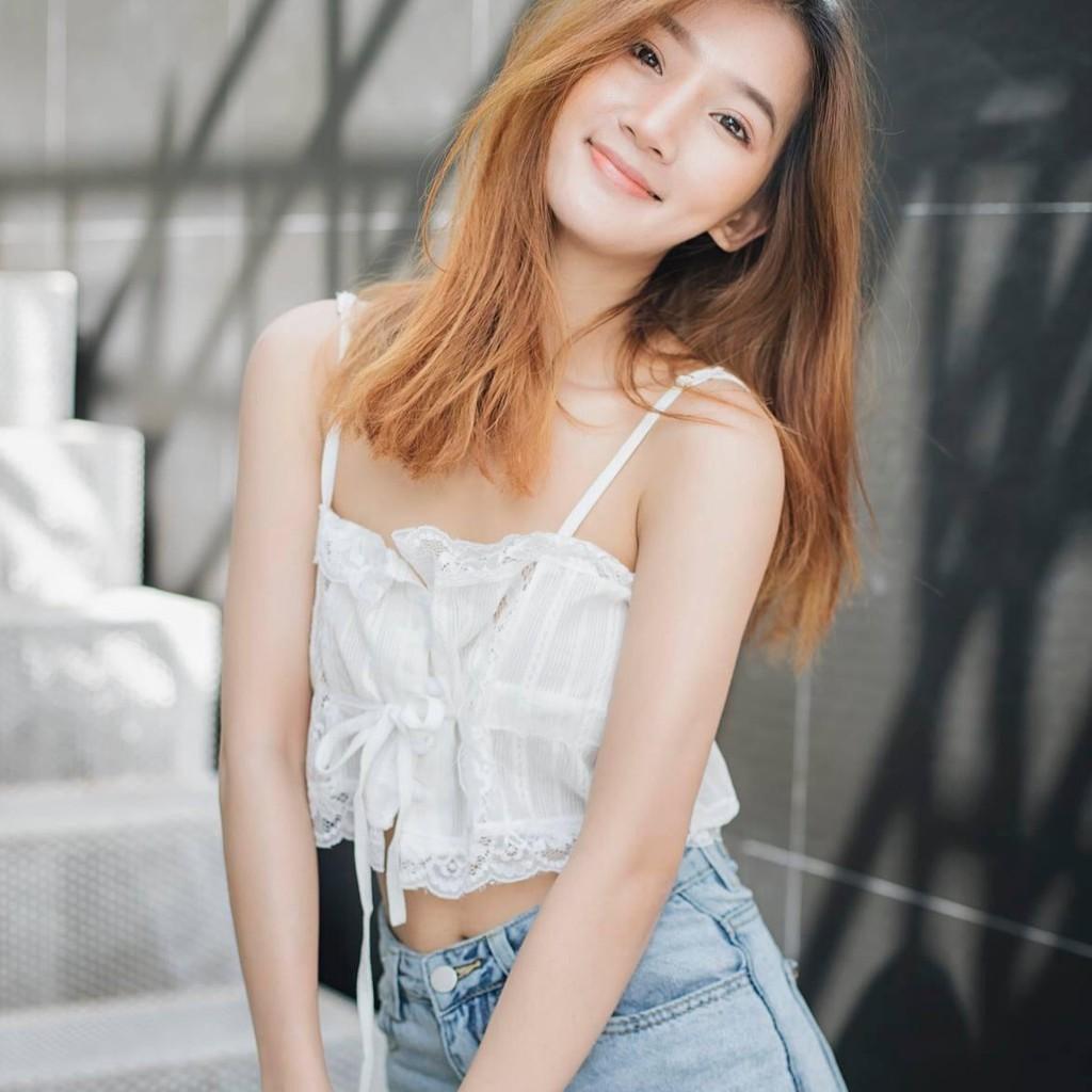 Bộ đồ ngủ sexy quần đùi áo croptop hai dây gợi cảm
