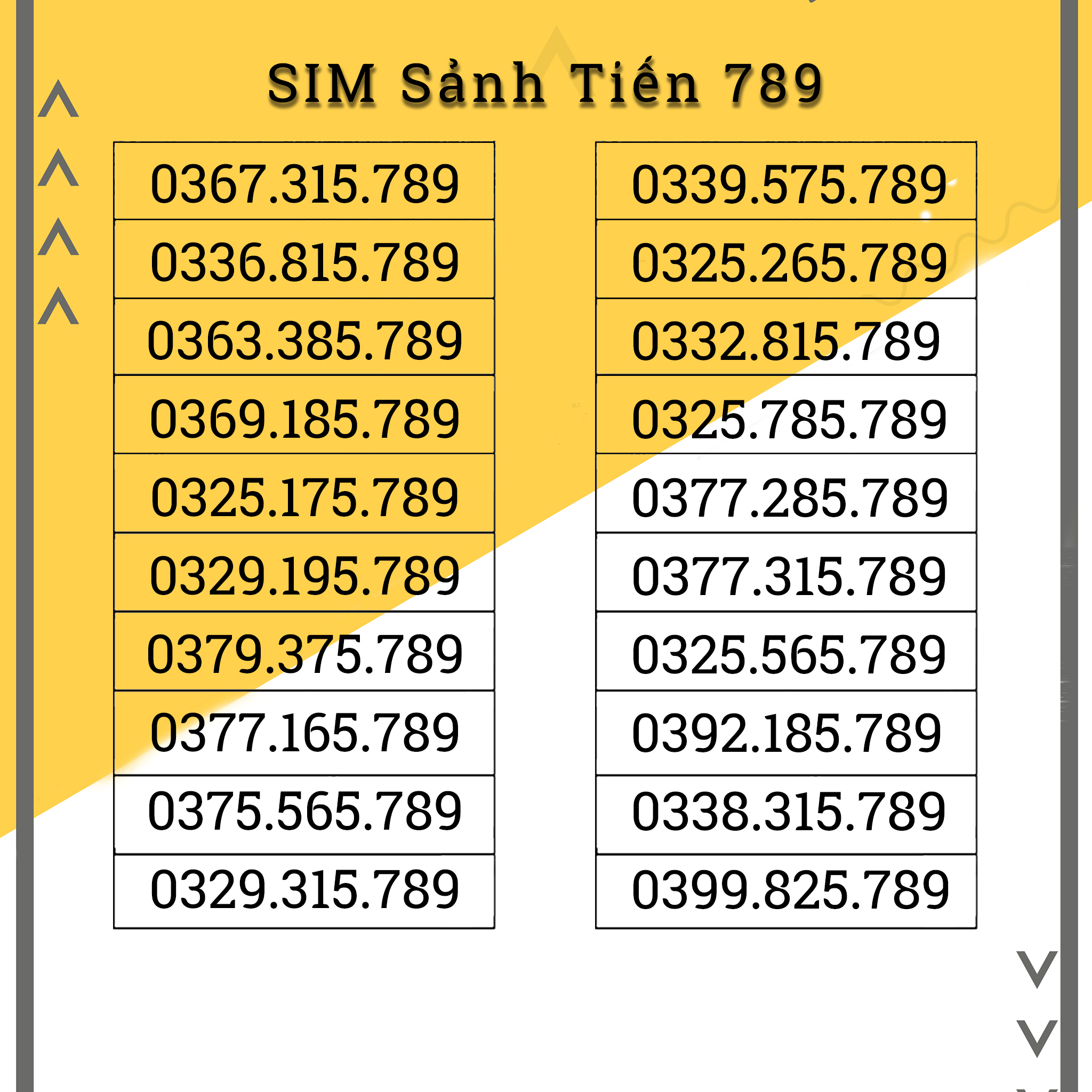 Sim Số Đẹp VIETTEL Sảnh Tiến 789 - HỖ TRỢ ĐĂNG KÝ CHÍNH CHỦ - HÀNG CHÍNH HÃNG