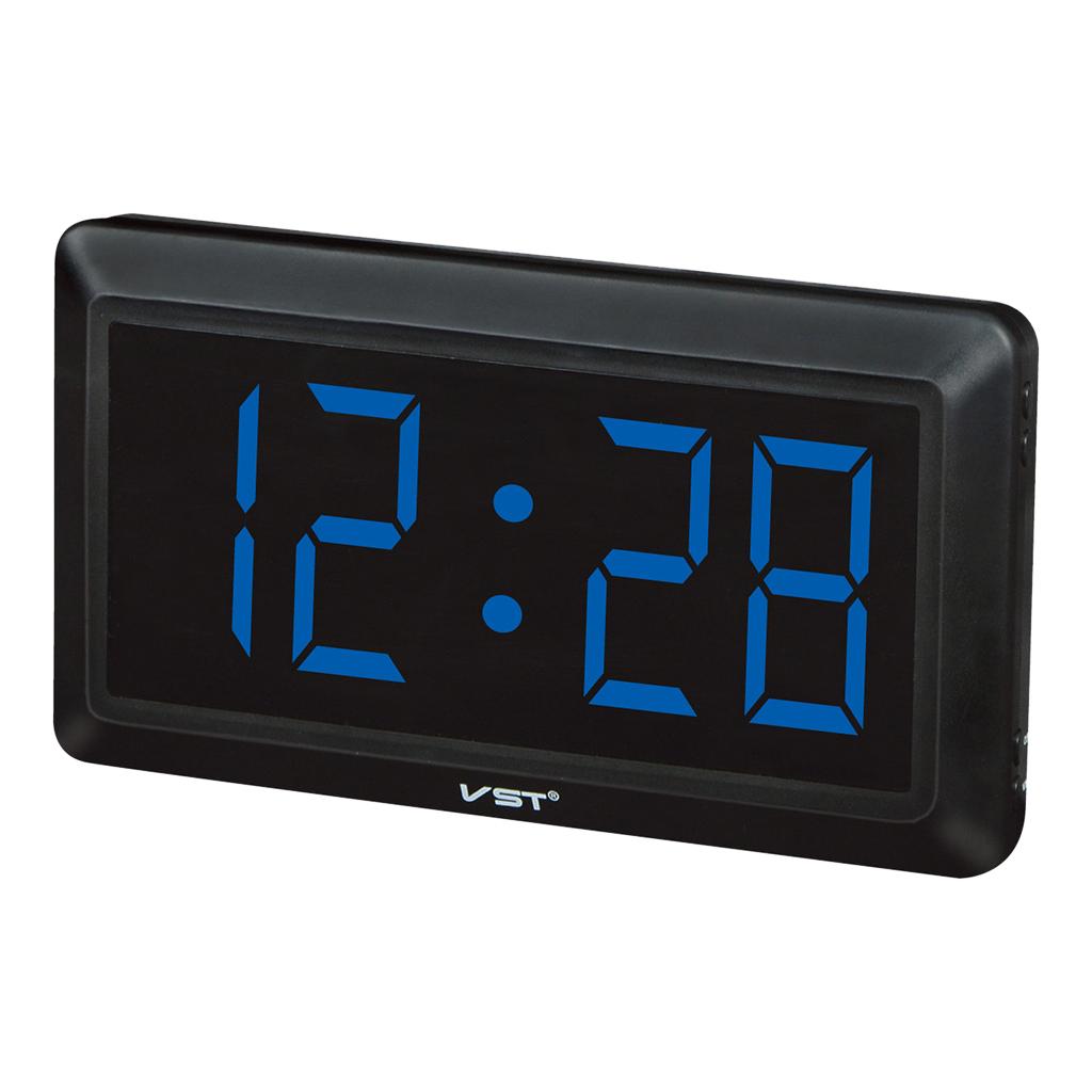 4'' Large LED Display Double Use Electronic Digital Time Desk Clock Wall Clocks 24 Hour Display