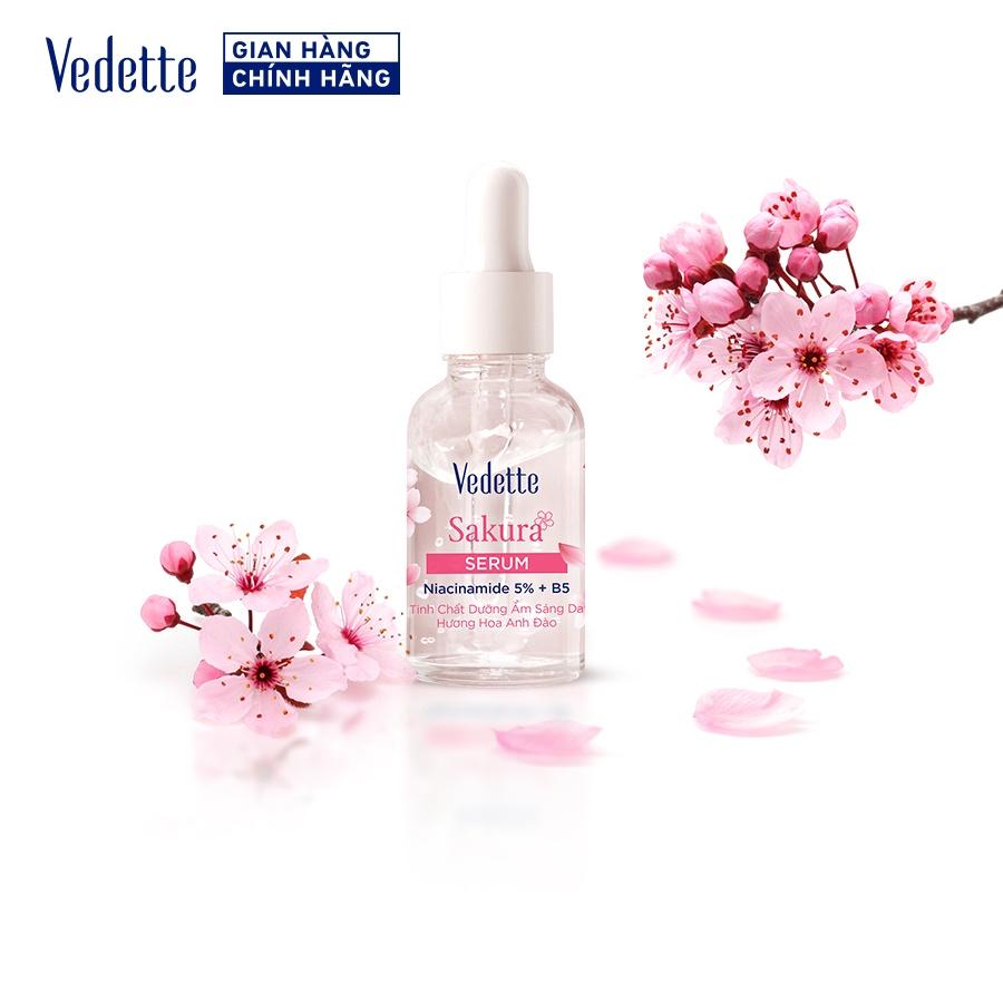 Hàng mới - Tinh chất Dưỡng ẩm Sáng Da Vedette Hương Hoa anh đào 50ml
