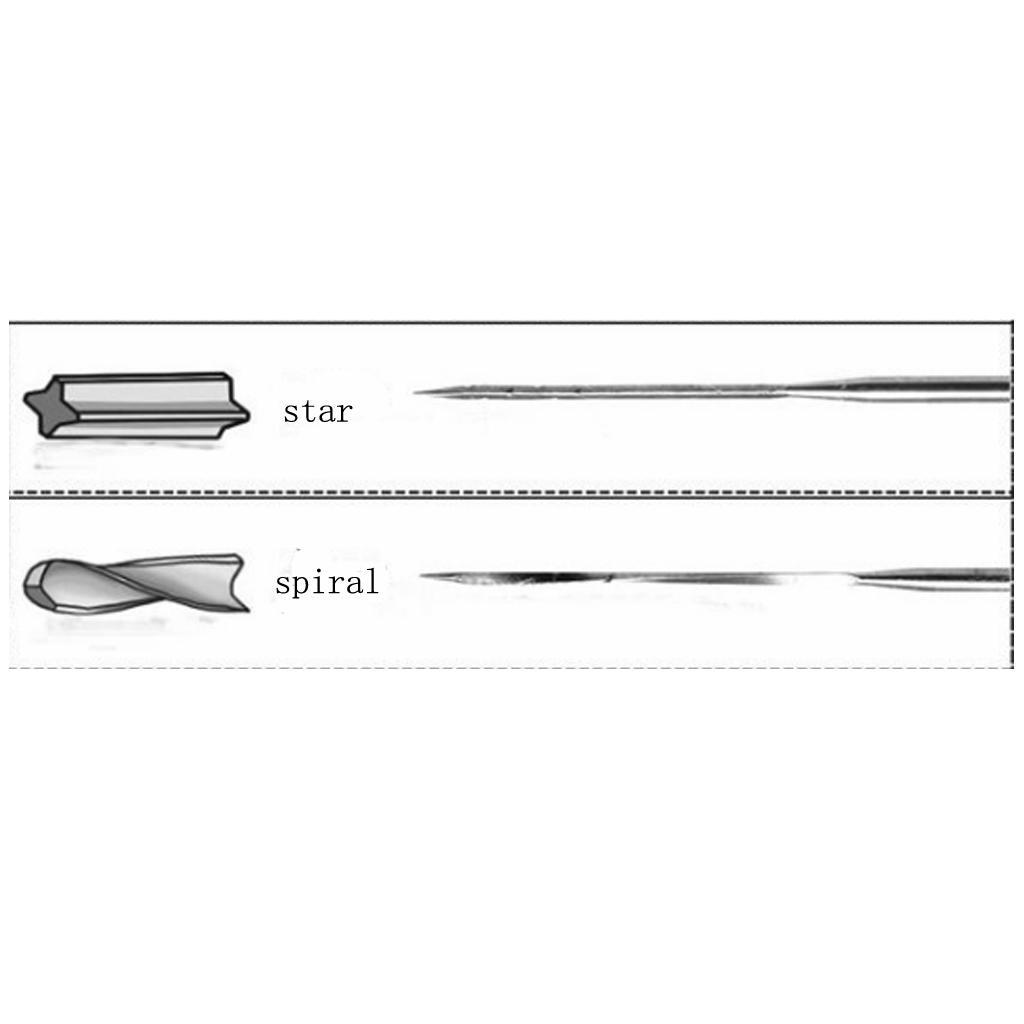 2-4pack 7pcs Wool Felting Needles Felt Tools Needle Starter DIY Craft Star