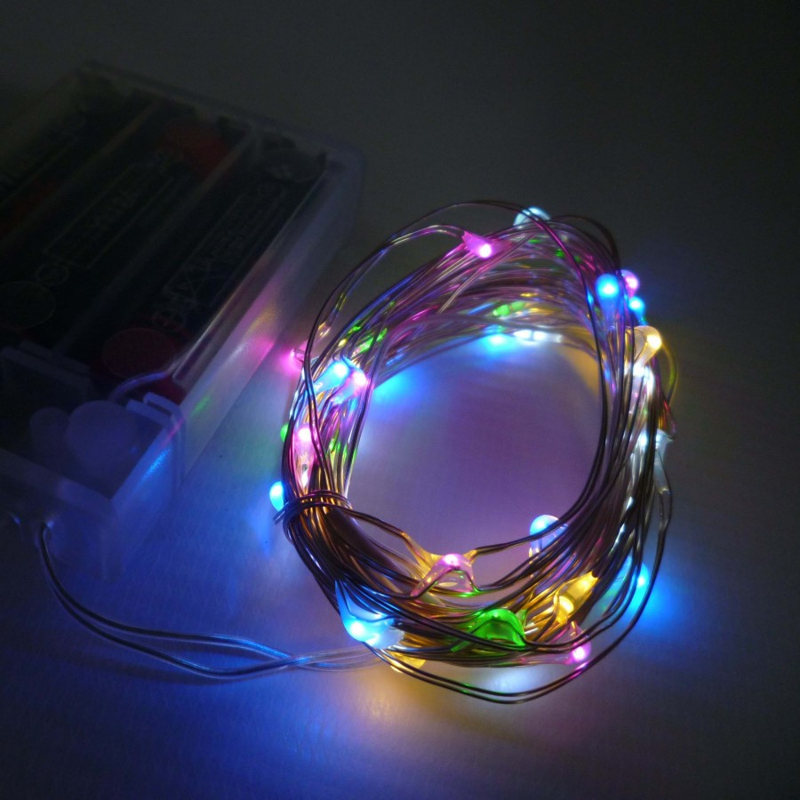 1 bộ dây đèn Fairy Light đom đóm chipsbling 2 mét dùng pin AA