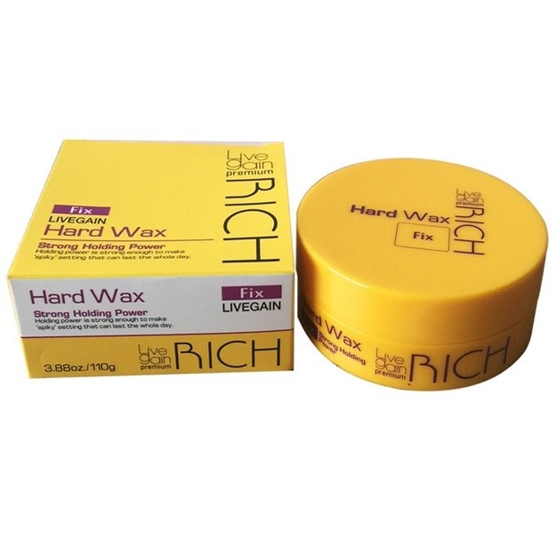 Sáp vuốt tóc siêu cứng Livegain Premium Rich Hard Wax Fix 110g