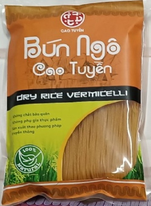 Bún Ngô Cao Tuyền 500g, bún ngon sạch, không phụ gia hương liệu chất bảo quản