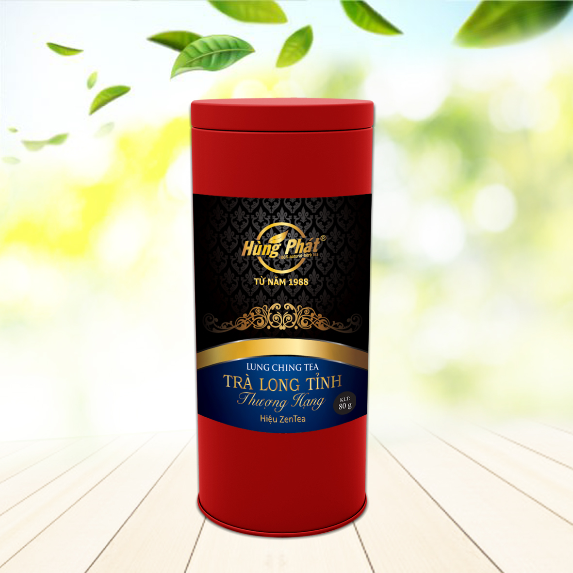 Trà Long Tỉnh Thượng Hạng 80g - Premium Lung Ching Tea