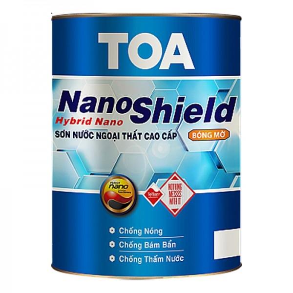 Sơn Phủ Ngoại Thất TOA NanoShield Bóng Mờ
