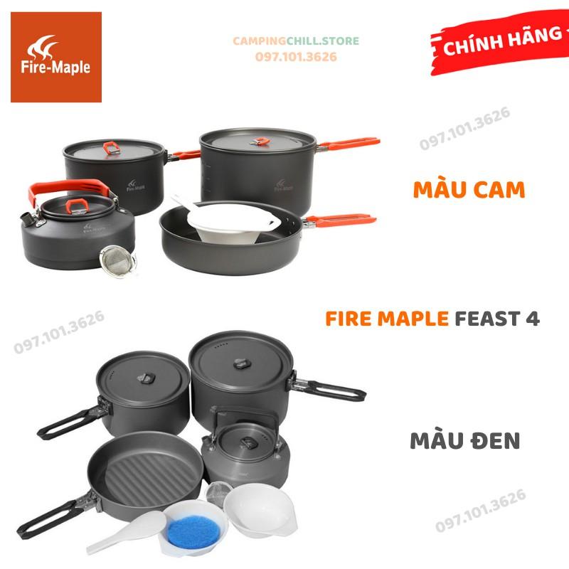 BỘ NỒI NẤU ĂN DÃ NGOẠI FIRE MAPLE FEAST 4