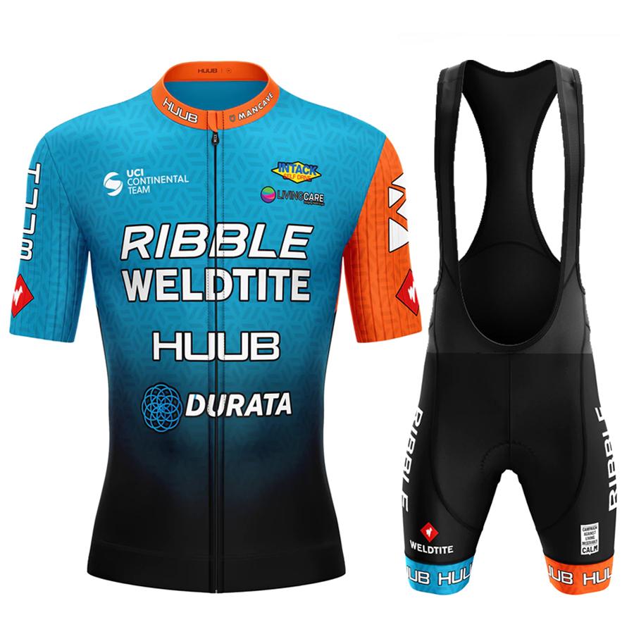 2022 Huub Cycling Jersey Bộ xe đạp đạp xe đạp xe đạp ngắn tay xe đạp xe đạp xe đạp áo đạp áo sơ mi cổ áo Color: 8 Size: XS