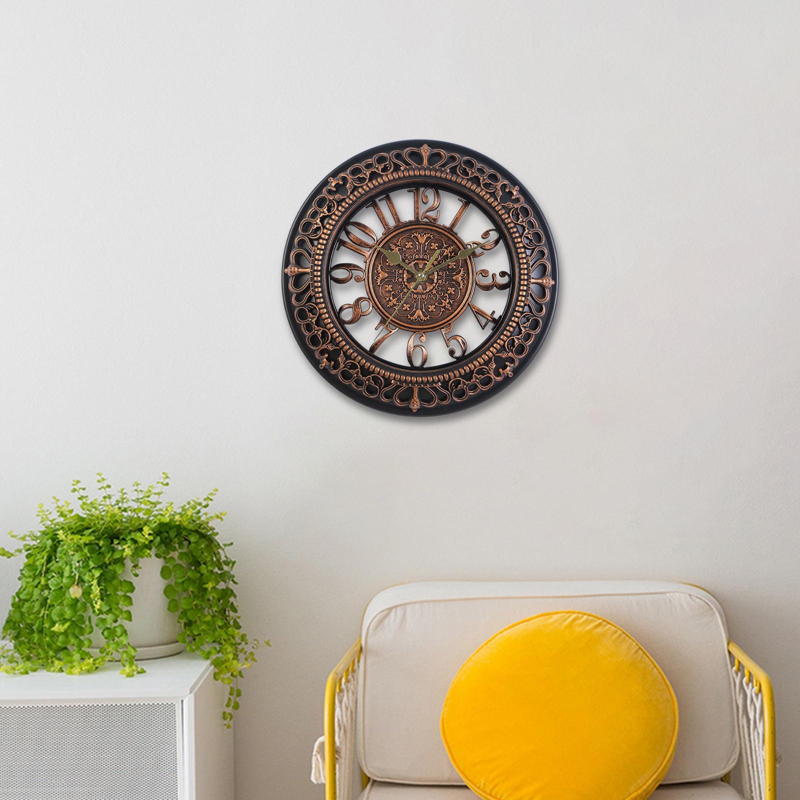 Wall Clock Silent Non Ticking Inch Quality Battery Operated Round Easy to Read Home/Office/Classroom/School Clock