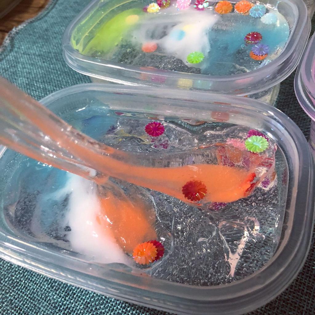 Slime sữa chuối - Banana milk slime - Basic slime - Hương chuối - Đồ chơi xả stress