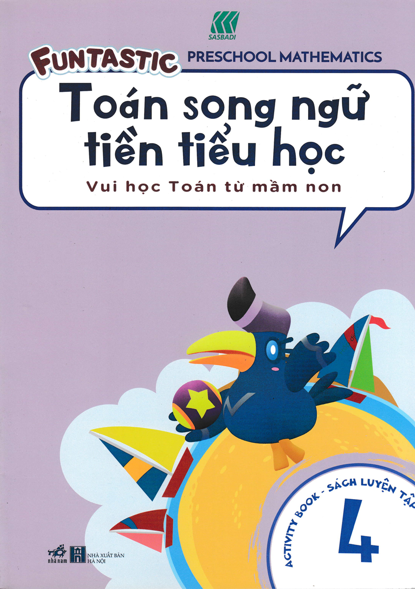 Toán Song Ngữ Tiền Tiểu Học - Activity Book - Sách Luyện Tập 4 _NN