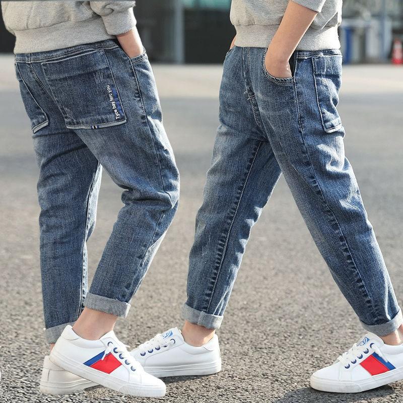 JL5Size110-160 (15-40kg)Quần jean cho bé trai lớnThời trang trẻ Em hàng quảng châu  - QUẦN BÉ TRAI