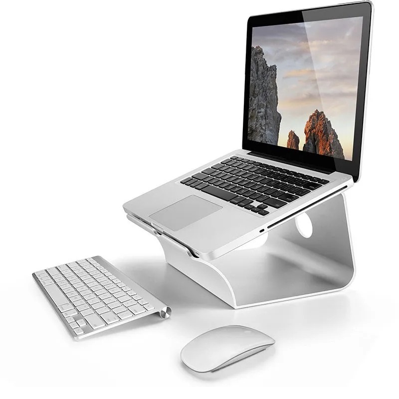 Giá đỡ nâng cao laptop Macbook thiết kế liền mạch bằng nhôm nguyên khối D1 Vu Studio - Hàng chính hãng