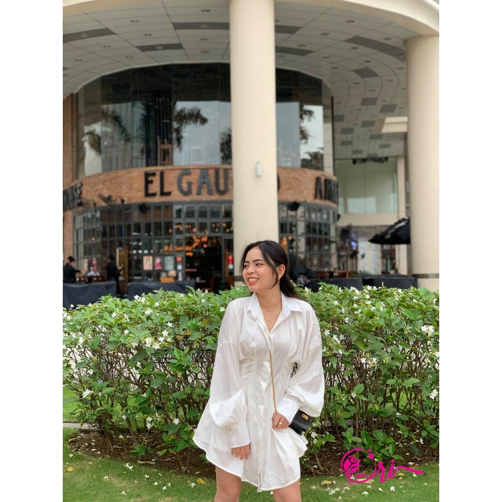 Đầm sơ mi thiết kế cao cấp Ori Clothing là Váy nữ vải phi sang trọng