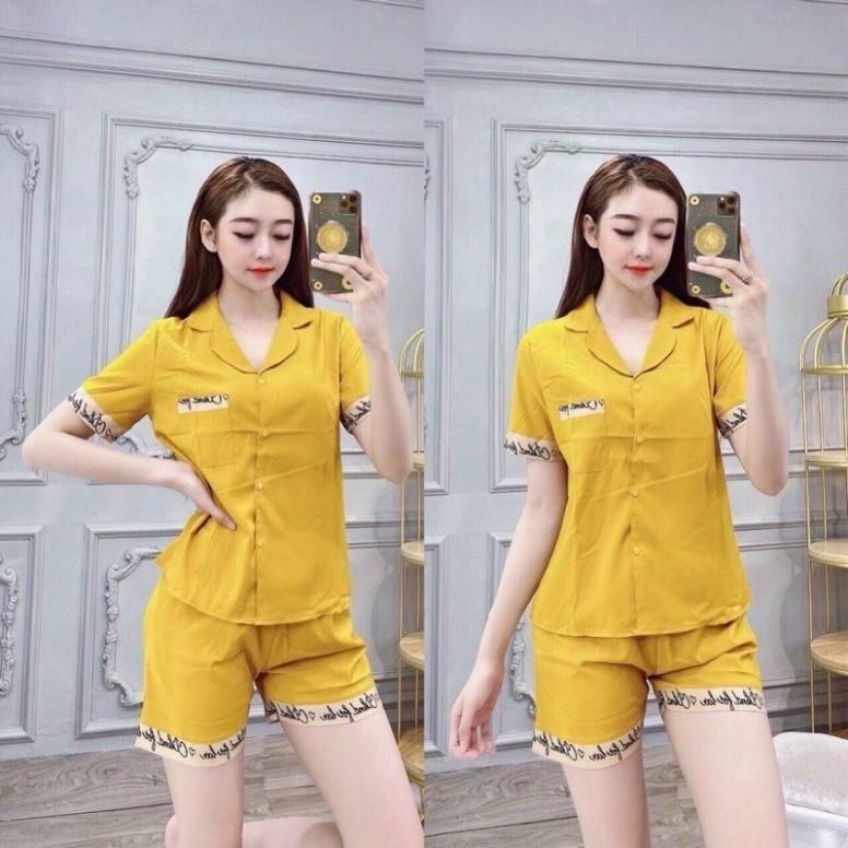 bộ đồ ngủ pizama lụa ( hàng loại 1 ) bao đẹp , thời trang , chất vải thoáng mát
