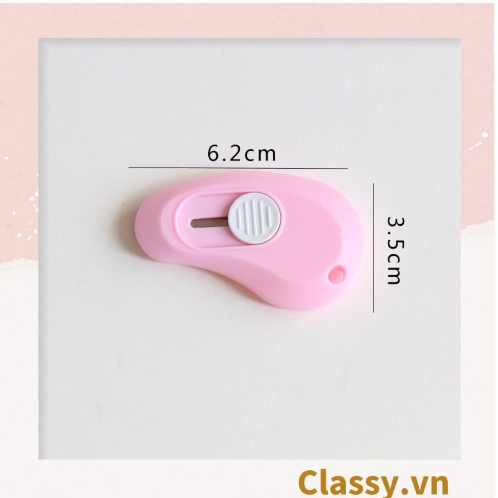 Dao rọc giấy cầm tay nhỏ xinh Classy màu pastel PK1523