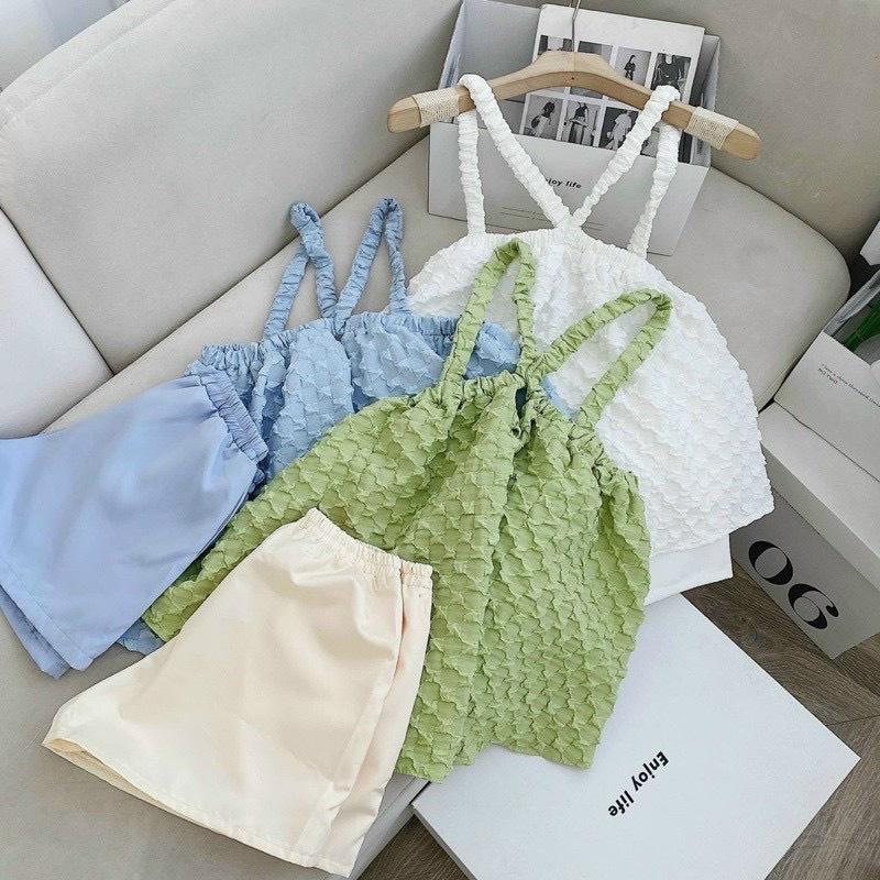 (HCM) Đầm maxi đũi xốp phồng xinh xắn thời trang tiểu thư hàn quốc siêu xinh xắn cho các nàng