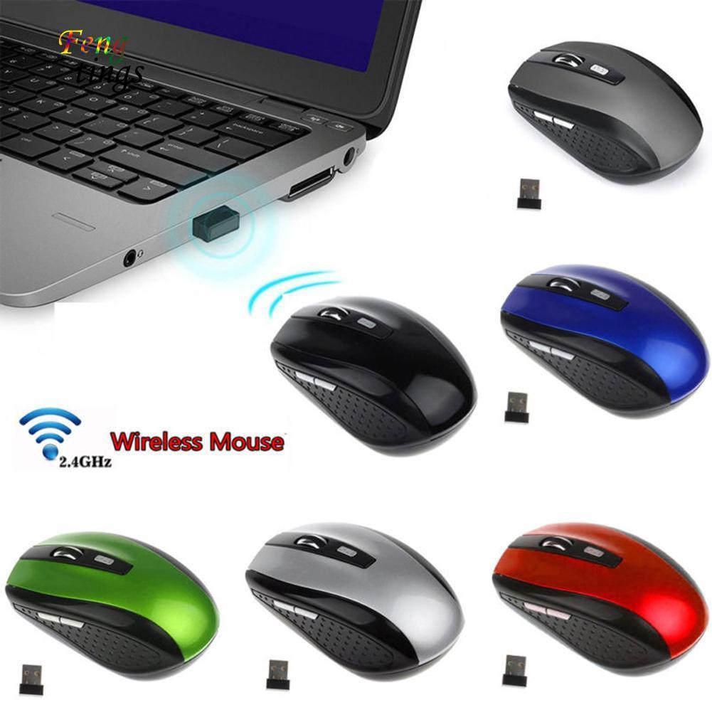 Chuột quang không dây 1200DPI 2.4GHz cao cấp cho máy tính