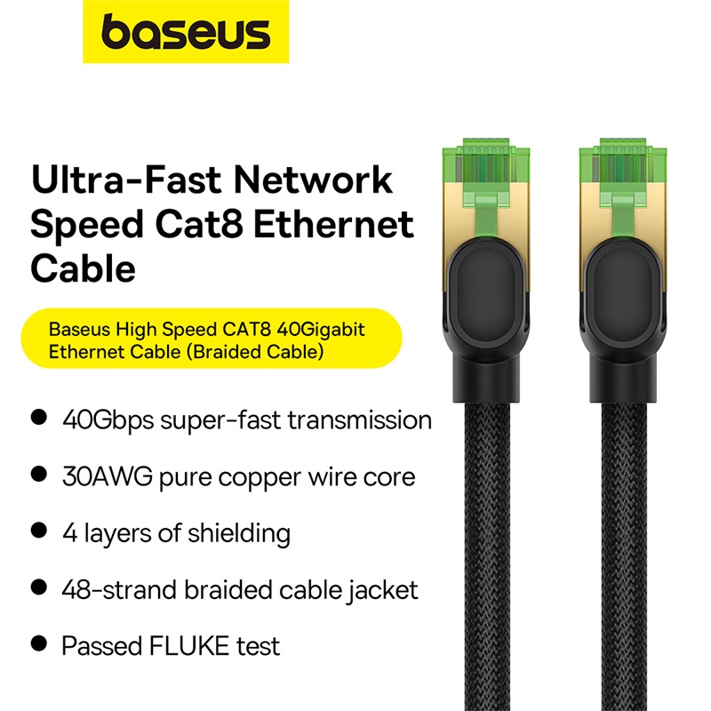 Cáp Mạng Lan 2 Đầu High Speed CAT8 40Gigabit Ethernet Cable