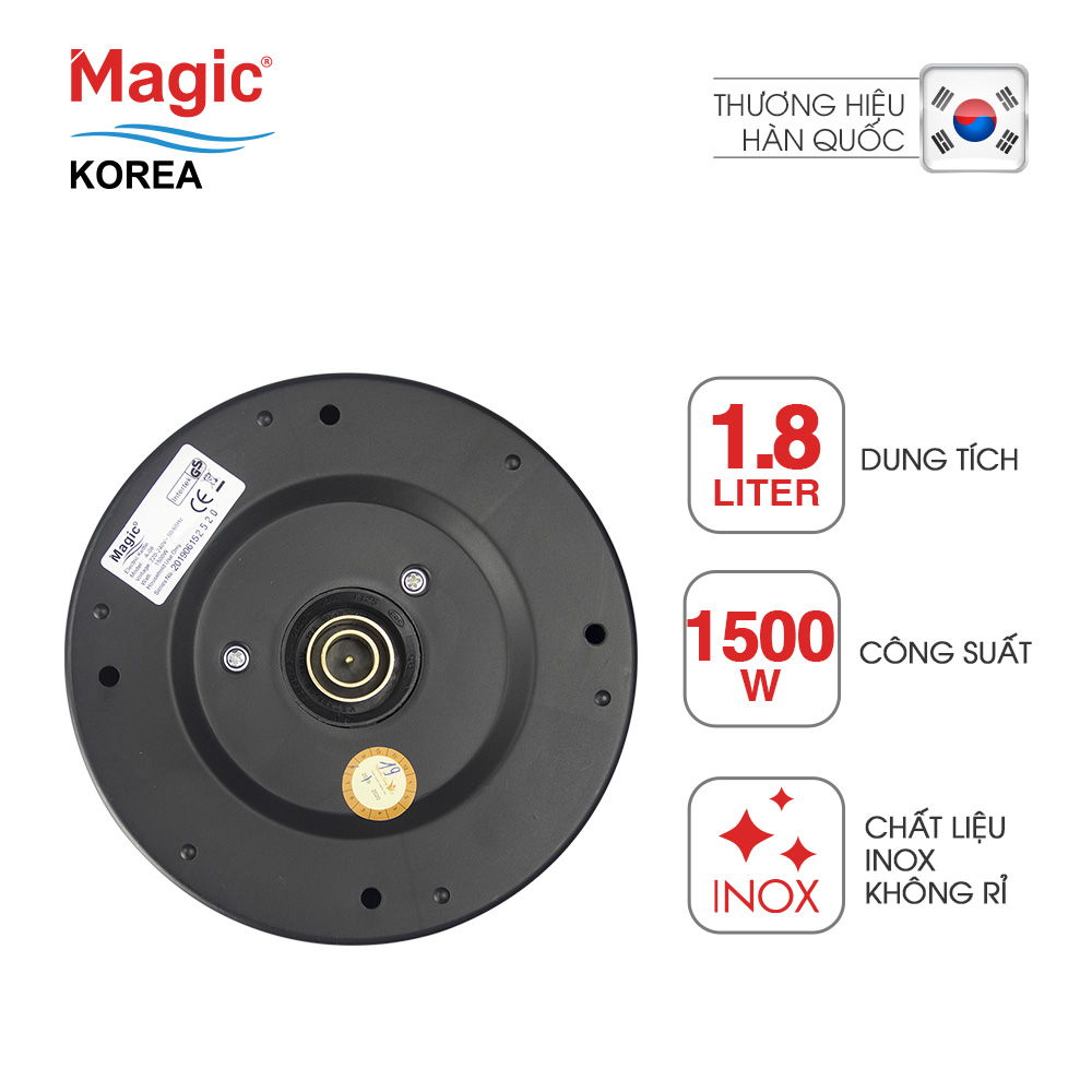Bình Đun Siêu Tốc Magic Korea A08 - Hàng Chính Hãng
