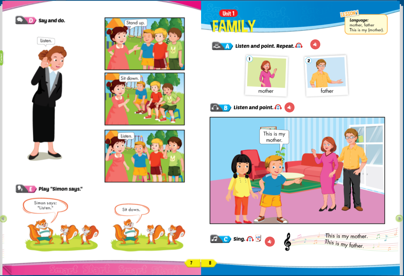 Tiếng Anh 1 i-Learn Smart Start Sách mềm sách học sinh