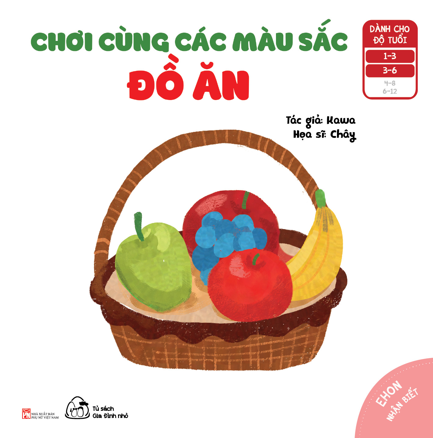 Sách Ehon Cho Bé - 03 Cuốn Nhận Biết - Chơi Cùng Các Màu Sắc