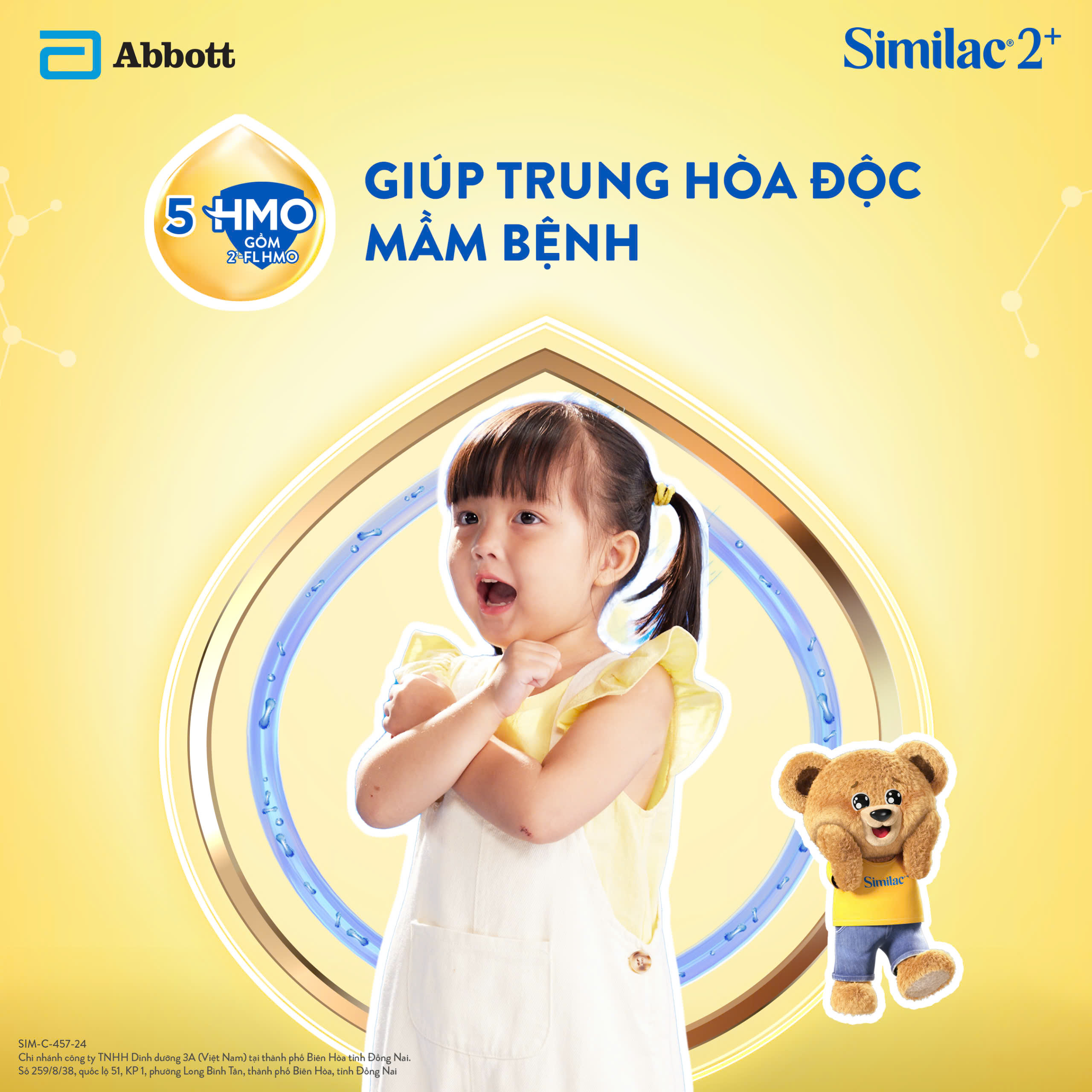 Sữa Bột Similac 2+ (Dành cho trẻ từ 2 - 6 tuổi) - 800g