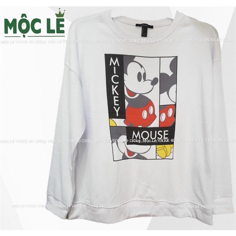 Áo freesize dưới 90kg trắng micky