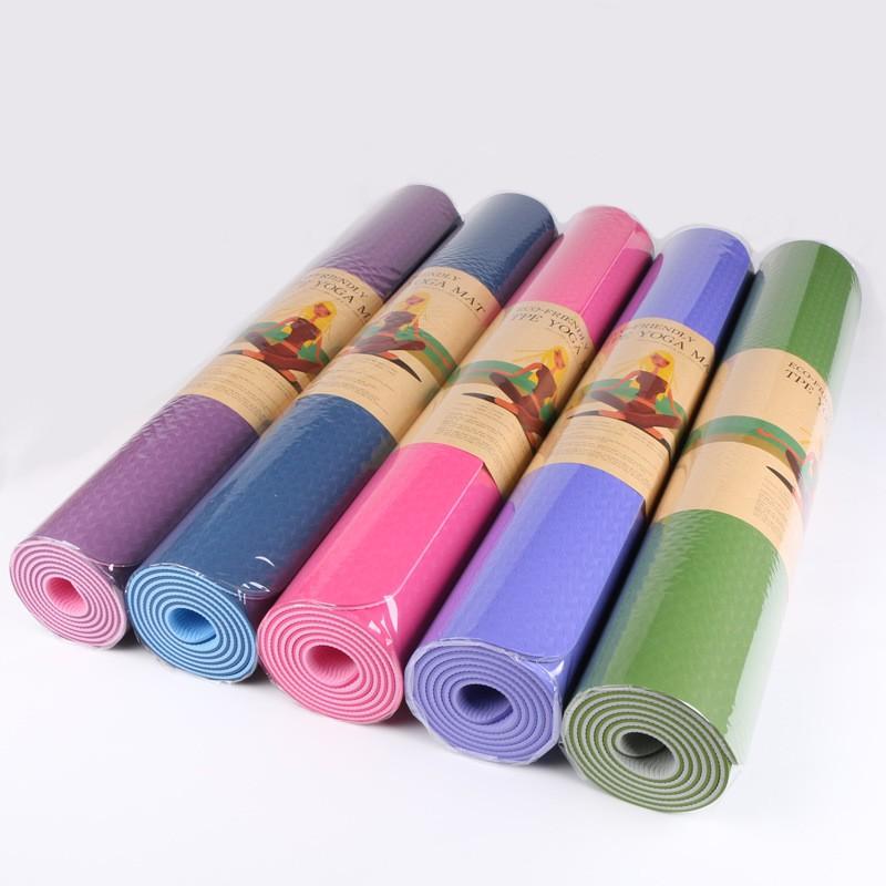 Thảm yoga 2 lớp 6 li TPE – cao su non với chất lượng tốt TYG-6944