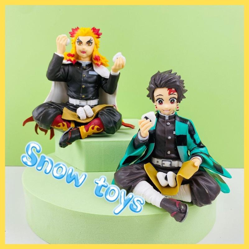 Mô hình Kimetsu No Yaiba - Thanh gươm diệt quỷ Tanjiro Nezuko Zenitsu Inosuke Rengoku Giyu Shinobu Tokito Iguro