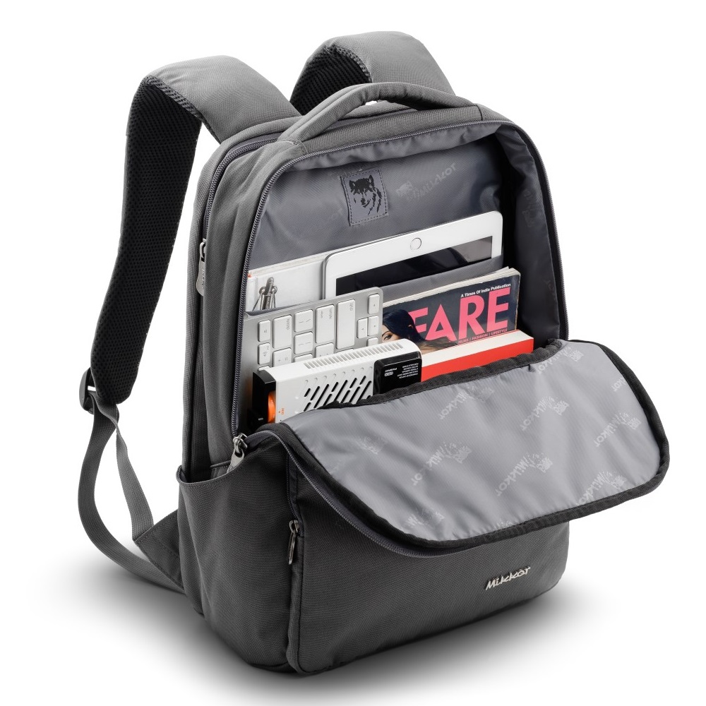 Balo Laptop Mikkor The Maddox Charcoal 15.6inch