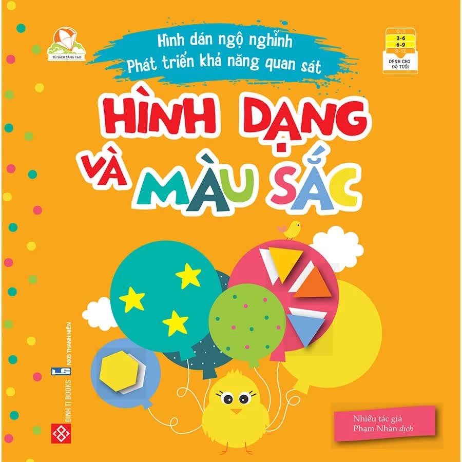 Hình Dán Ngộ Nghĩnh - Phát Triển Khả Năng Quan Sát - Hình Dạng Và Màu Sắc