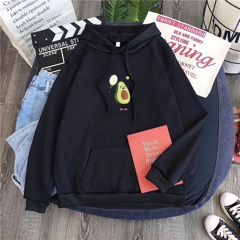 ÁO HOODIE IN HÌNH QUẢ BƠ