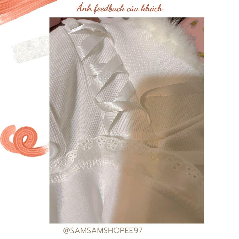 Chân váy ren tiểu thư siêu xinh