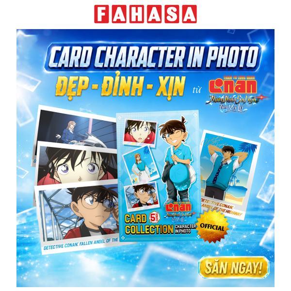 Bộ Thẻ Sưu Tập - Card Collection Thám Tử Lừng Danh Conan - Thiên Thần Sa Ngã Trên Xa Lộ - Character In Photo (5 Cards Ngẫu Nhiên/Túi)