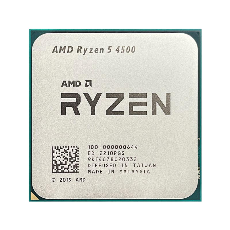 AMD Ryzen 5 4500 R5 4500 3.6 GHz 6-Core 12-Stread CPU Processor 7NM L3 = 8M 100-000000644 AM4