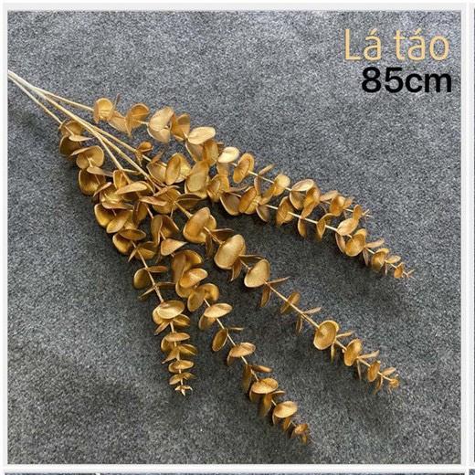 Nhánh TÁO VÀNG trang trí 5 cành màu vàng đồng