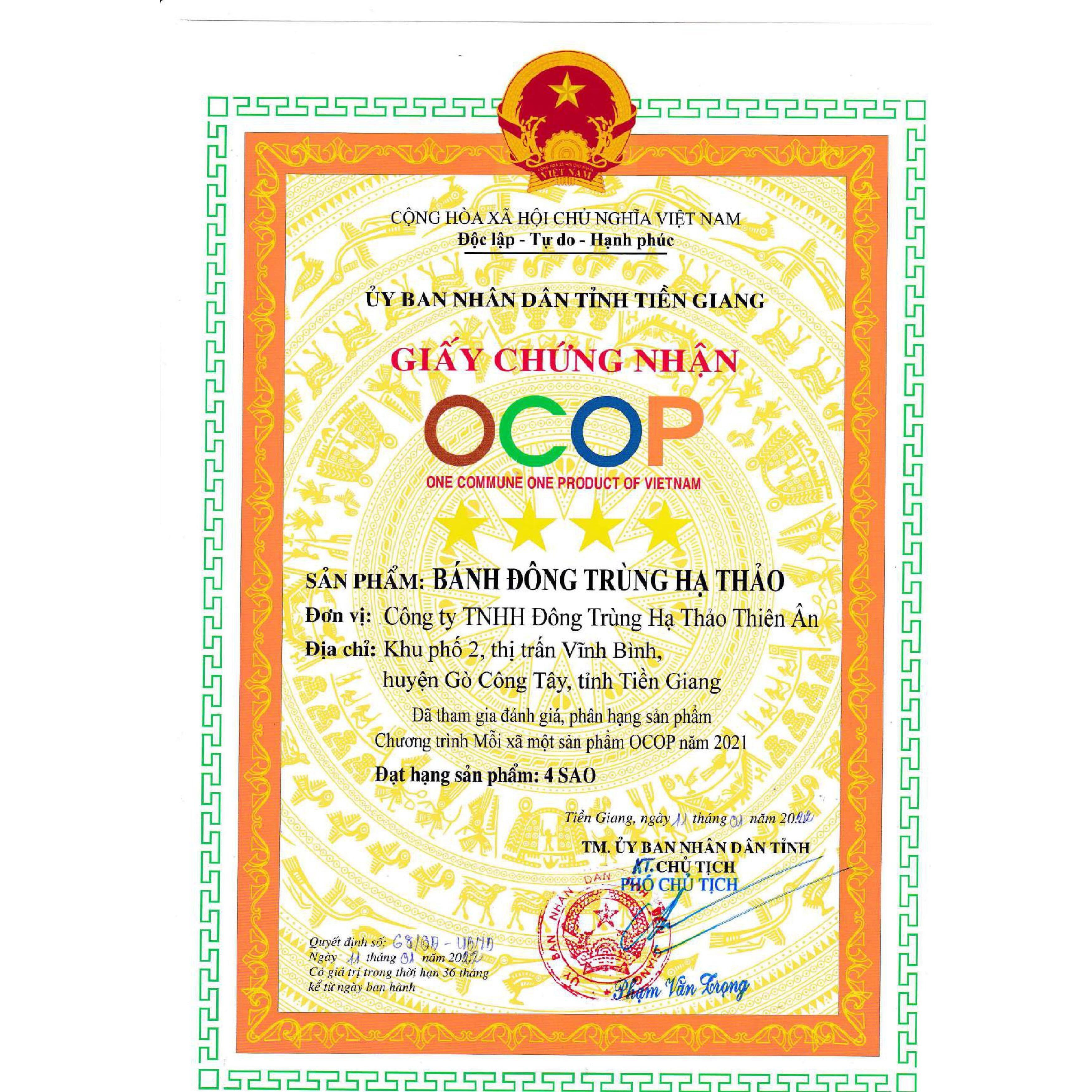 Bánh Đông Trùng Hạ Thảo Thiên Ân