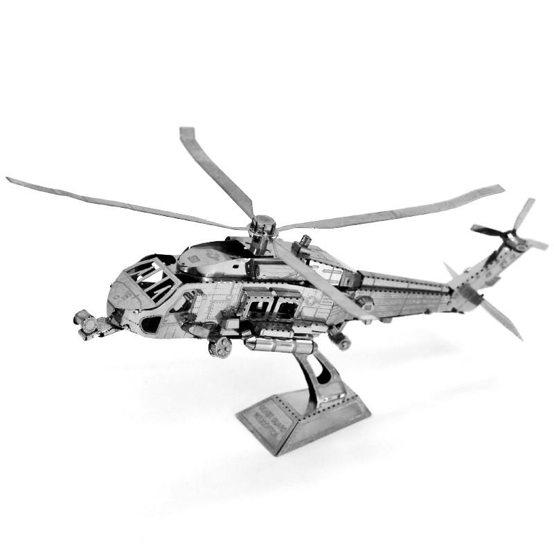Mô Hình Lắp Ráp 3d Trực Thăng Tuần Duyên UH-60 - Black Hawk
