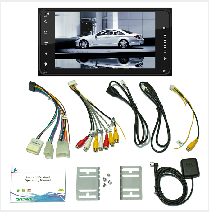 Màn Hình Android 7 inch Cho Các Dòng Xe TOYOTA - Đầu DVD Android Tặng Kèm Giắc Nguồn Zin Toyota