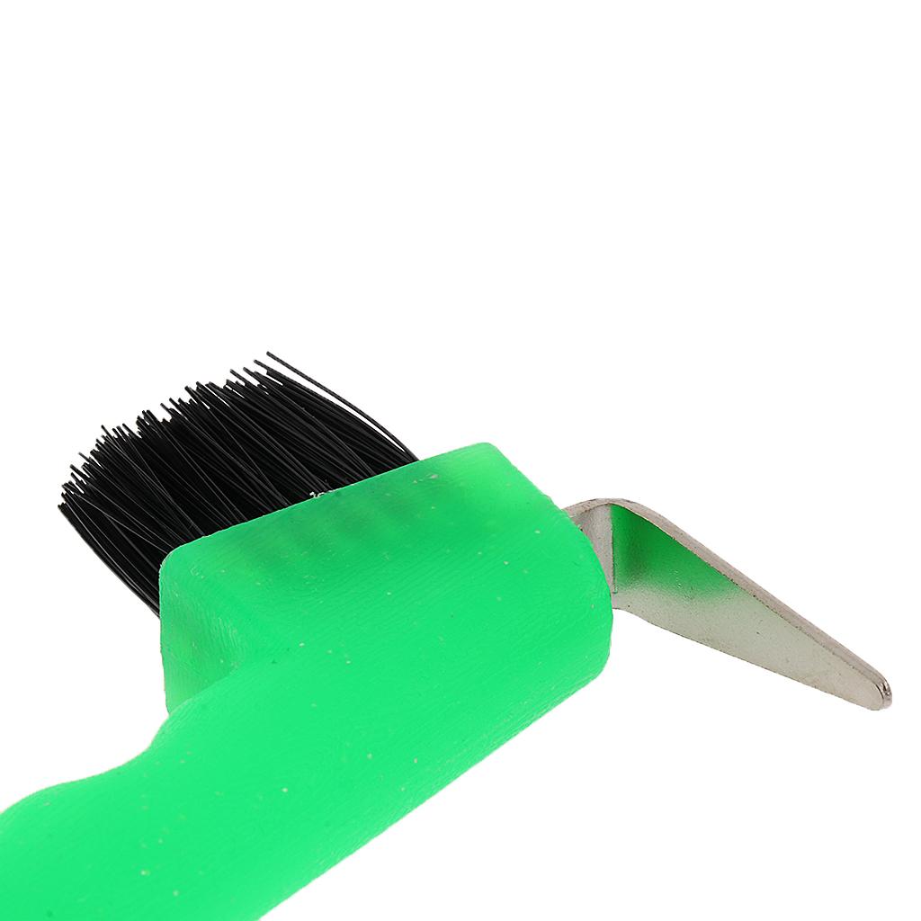 Hoof Pick with Brush Horse Grooming Equipment Tool Various Colors