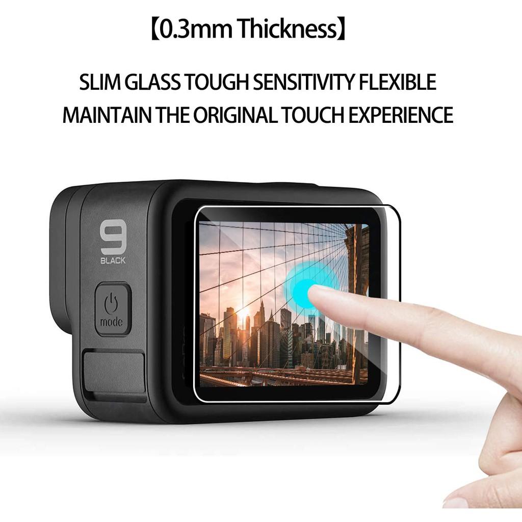 Tấm dán cường lực cho GoPro Hero 9 Black, Dán màn hình + ống kính