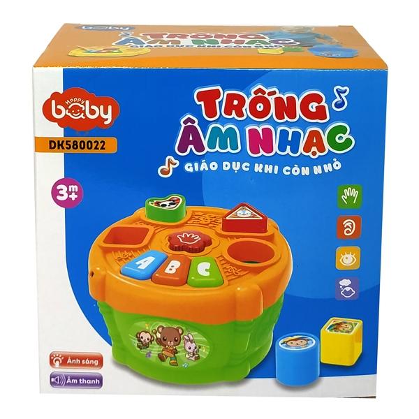 Đồ Chơi Baby Rock Star - Trống Âm Nhạc - Happy Baby DK580022