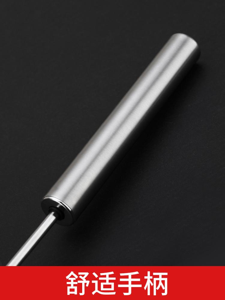 Máy Đánh Trứng Hộ Gia Đình Mini Bán Tự Động Bằng Tay Cầm Tay Bơ Đánh Thép Không Gỉ Máy Xay Sinh Tố Vật Dụng Nhà Bếp