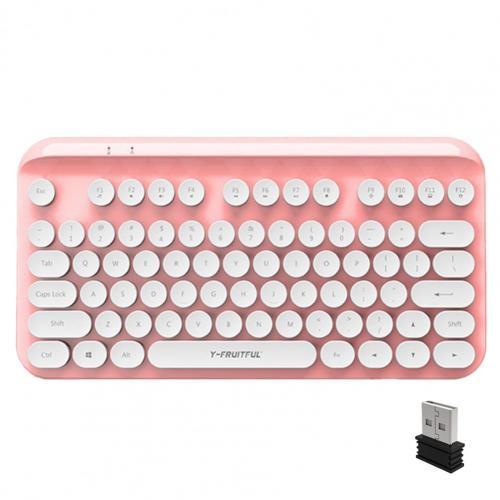 Bàn Phím Không Dây Truyền Tải Ổn Định Sạc Ergonomic 2.4GHz 75 Phím Bàn Phím Bluetooth Tương Thích Dành Cho Windows XP/7/8/10