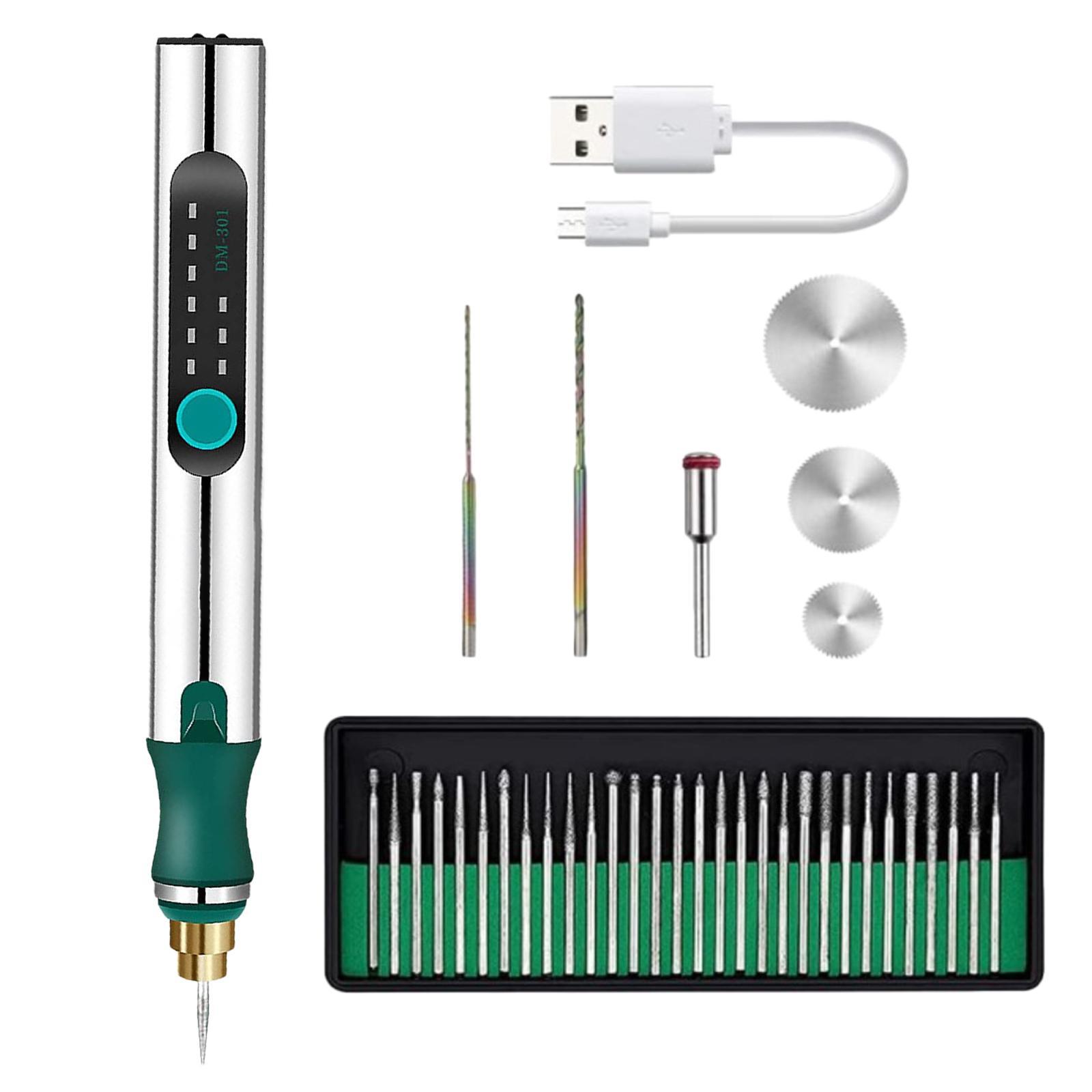 Mini Micro Engraver Pen Jewelry Engraving Tool Kit Precision