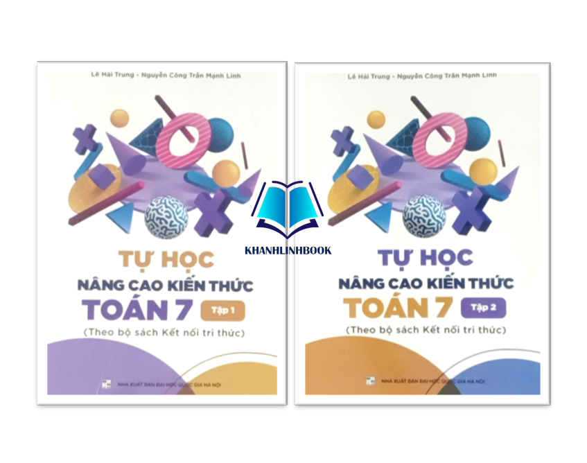 Sách - Combo Tự học nâng cao kiến thức toán 7 - tập 1 + 2