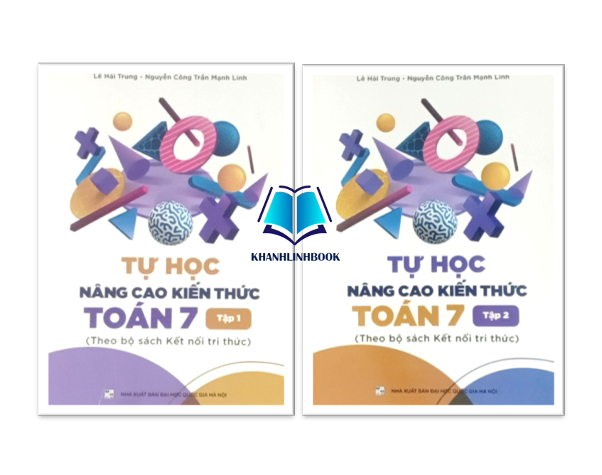 Sách - Combo Tự học nâng cao kiến thức toán 7 - tập 1 + 2 ( kết nối )